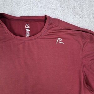 Rhoback Performance Tech Crewneck Short Sleeve T Shirt Men's‎ 2XL Red